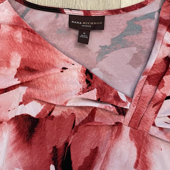 Dana Buchman Floral Woman’s Blouse - Picture 3 of 5